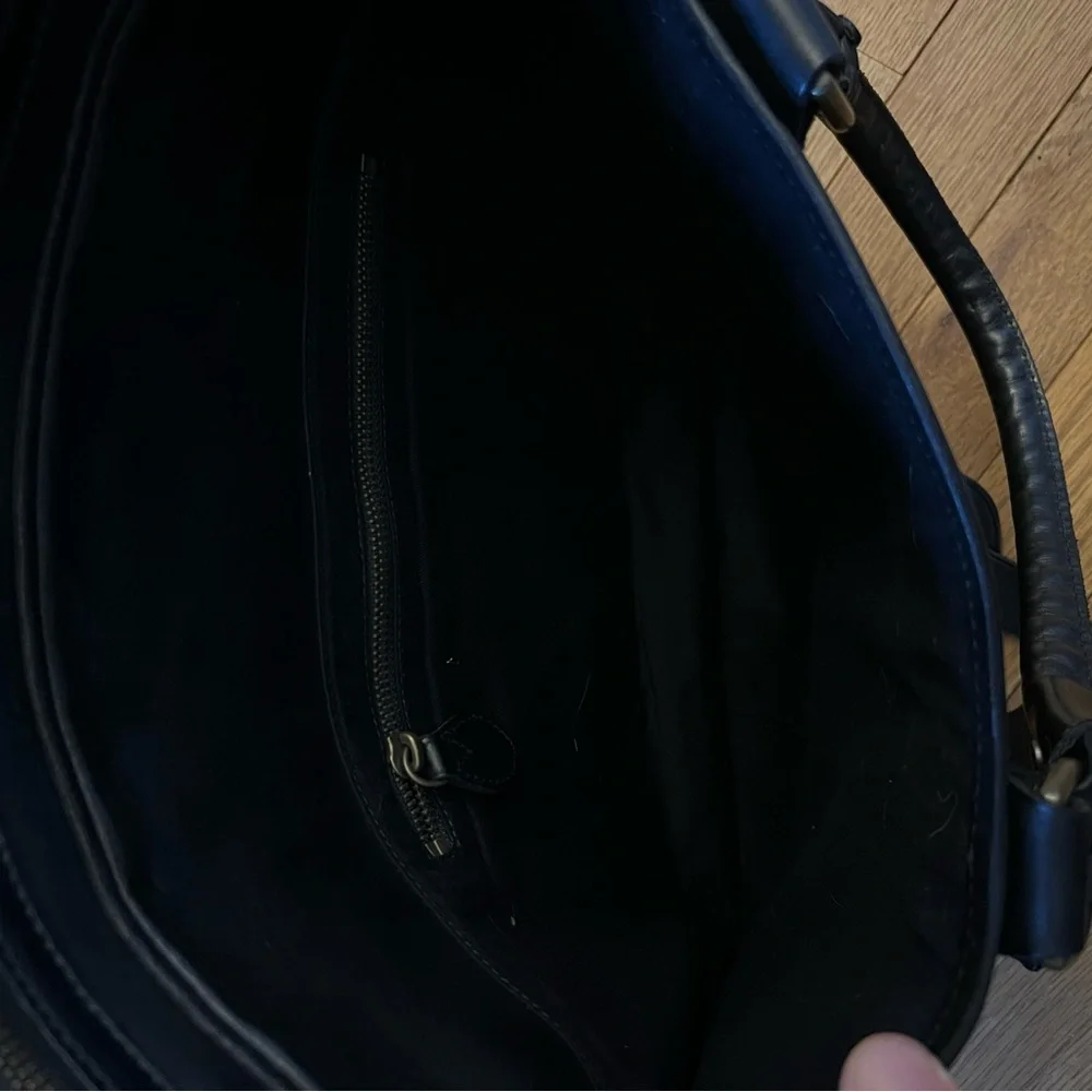 Polo by Ralph Lauren Black Leather Briefcase
